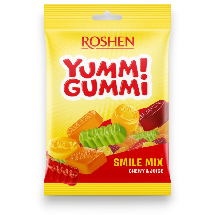 Jeleuri Roshen Jeleuri Yummi Gummi Smile Mix 70 gr [1]