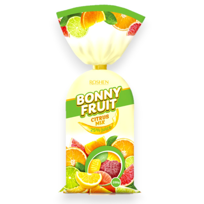 Jeleuri Roshen Mix de jeleuri BONNY FRUIT, citrice 200g [1]