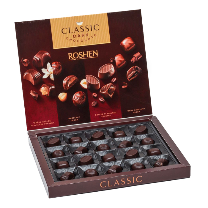 Praline Roshen Cutie cu bomboane CLASSIC Assortment 145 gr [2]