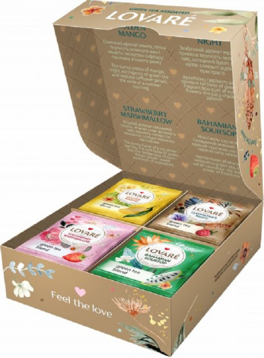 Set ceai: 4 arome x 8 pliculete: Green Tea Assorted [2]