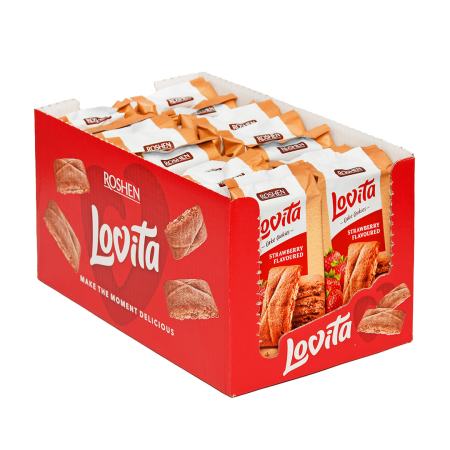 Biscuiți Roshen Fursecuri LOVITA, capsuni 168g [2]