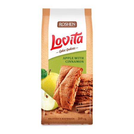 Biscuiți Roshen Fursecuri LOVITA, mar si scortisoara 168g [3]
