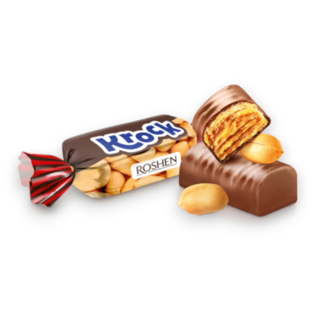 Dulciuri - Bomboane Roshen Bomboane KROCK caramel cu alune sărate în ciocolata 1 kg