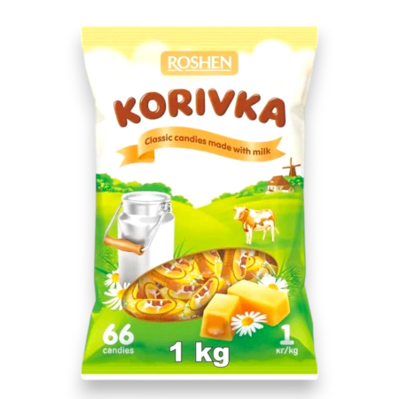 Caramele Roshen Bomboane KORIVKA fondante cu lapte 1 kg [1]
