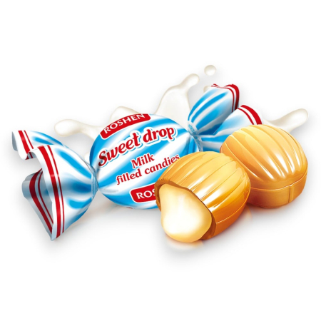 Dulciuri - Caramele Roshen Caramele cu lapte  SWEET DROP 1 kg