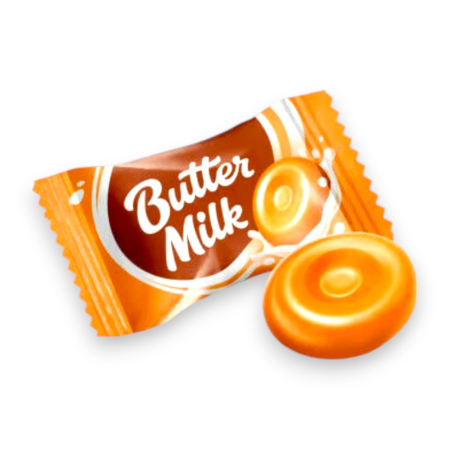 Dulciuri - Caramele Roshen Dropsuri BUTTER MILK cu lapte si caramel 1 kg