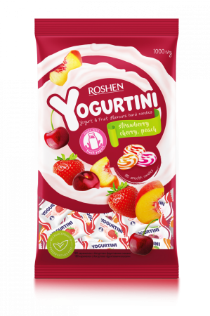 Caramele Roshen Dropsuri YOGURTINI, Iaurt si Fructe 1kg [1]