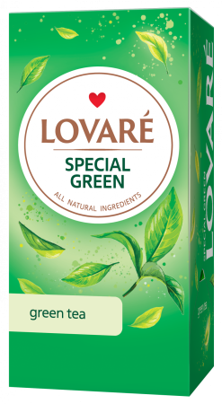 Ceai/Cafea - Ceai LOVARE CLASSIC Special Green 24 pliculete