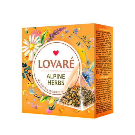 Ceai/Cafea - Ceai Lovare Piramide «ALPINE HERBS» 15 plic * 2g
