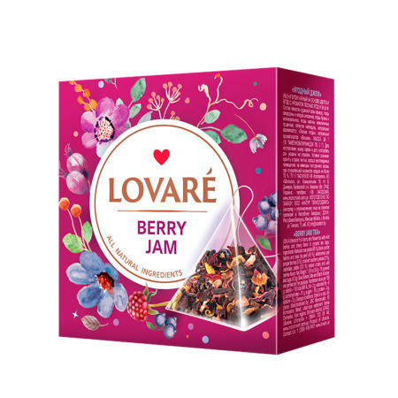 Ceai/Cafea - Ceai Lovare Piramide «BERRY JAM» 15 plic * 2g