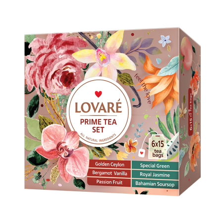 Ceai Lovare Set cadou Prime Tea Set 90 Plicuri [1]