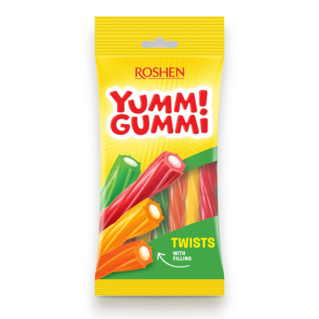 Dulciuri - Jeleuri Roshen Jeleuri Yummi Gummi Twists 70 gr