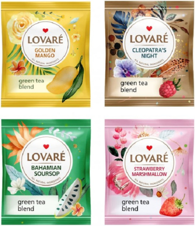 Set ceai: 4 arome x 8 pliculete: Green Tea Assorted [2]