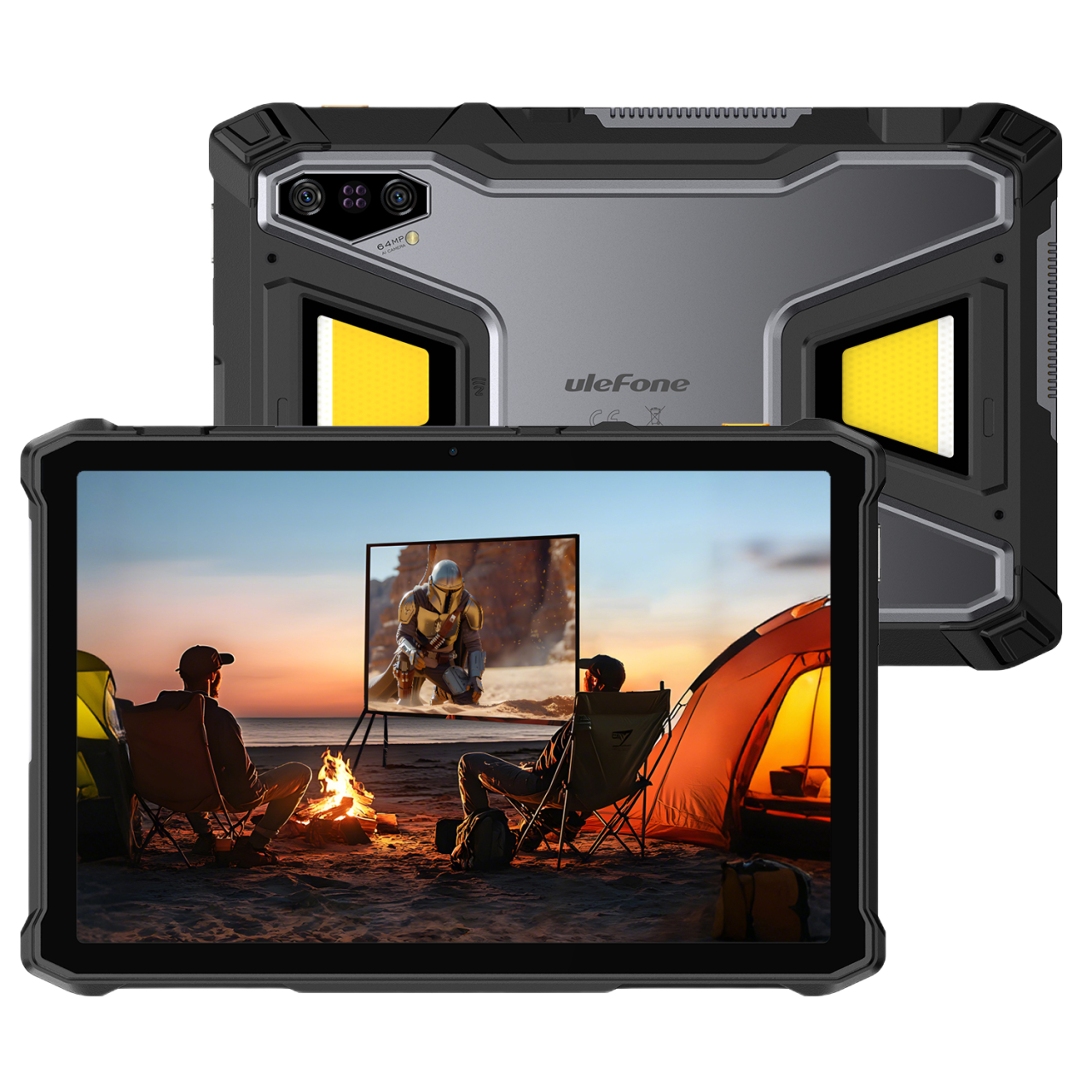 Tableta rugged Ulefone Armor Pad 5 Ultra Projector 5G 512GB 11" IPS 90Hz 24200mAh NFC IP68/IP69K Android 15 [19]