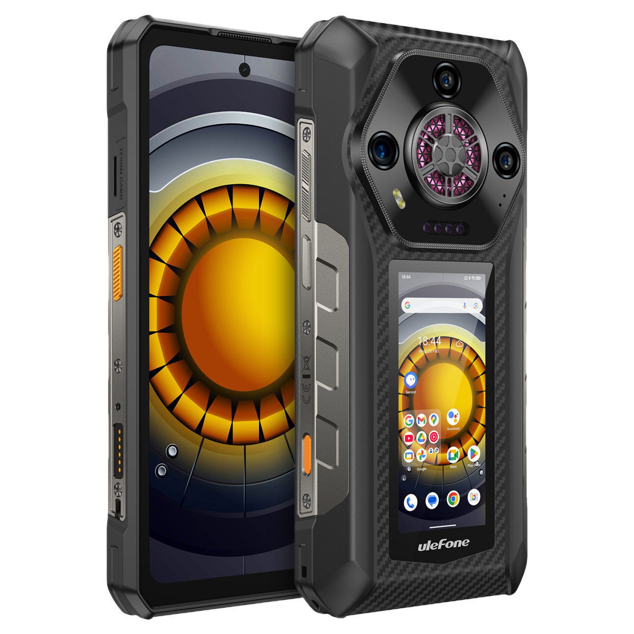Telefon Ulefone Armor 33 Pro 5G Dimensity 7300X Dual Display 6.95-inch 120Hz IPS + 3.4-inch IPS 16GB RAM/512GB NFC Infrarosu Stereo 25500mAh IP68/IP69K Android 14 [2]