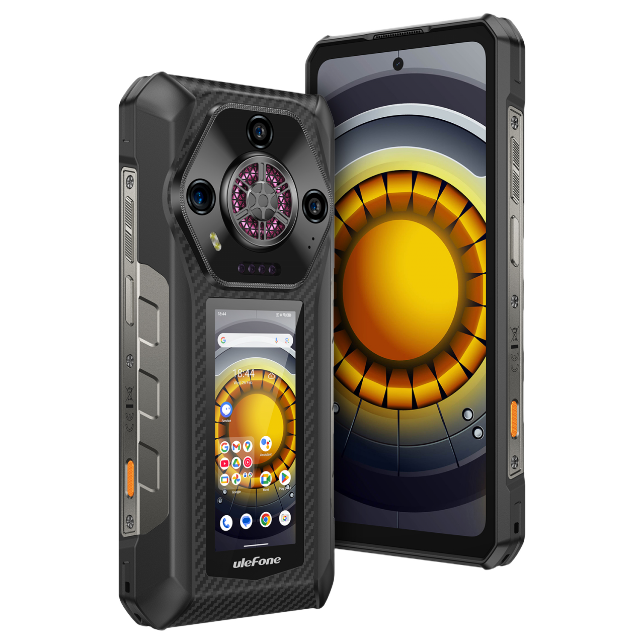 Telefon Ulefone Armor 33 Pro 5G Dimensity 7300X Dual Display 6.95-inch 120Hz IPS + 3.4-inch IPS 16GB RAM/512GB NFC Infrarosu Stereo 25500mAh IP68/IP69K Android 14 [25]