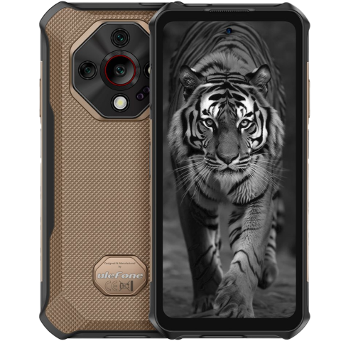 Telefoane Mobile - Telefon Ulefone Armor X16 4G Helio G91 6.56-inch 120Hz IPS 6GB RAM/128GB 10360mAh NFC IP68/IP69K Android 15 Sand Dune