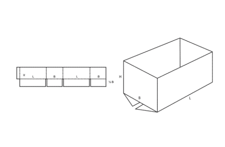 Cutii din carton ondulat - FEFCO 200