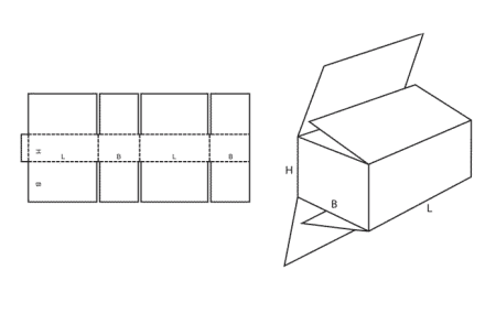 Cutii din carton ondulat - FEFCO 203