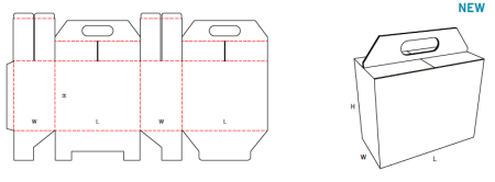 Cutii din carton ondulat - FEFCO 222