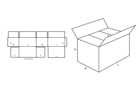 Cutii din carton ondulat - FEFCO 225