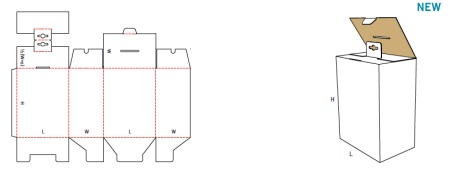 Cutii din carton ondulat - FEFCO 242