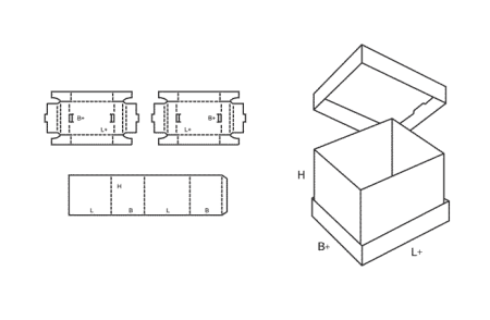 Cutii din carton ondulat - FEFCO 314