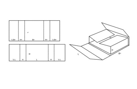 Cutii din carton ondulat - FEFCO 404