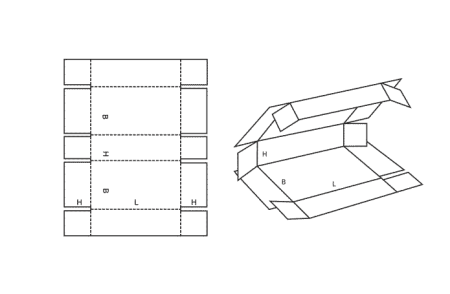 Cutii din carton ondulat - FEFCO 409