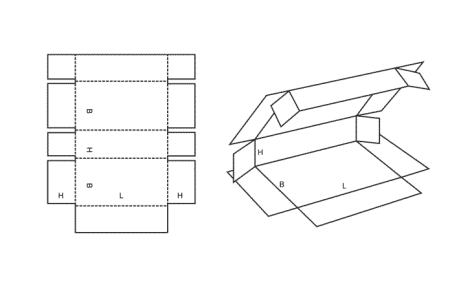 Cutii din carton ondulat - FEFCO 410