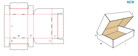 Cutii din carton ondulat - FEFCO 418