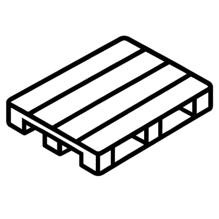 Paleți si accesorii logistice - Palet EURO din lemn tratat termic – 800x1200 și 1000x1200 mm, certificat EPAL