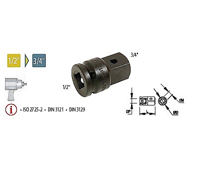 Truse de scule manuale - Amplificator de impact 1/2” - 3/4”
