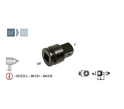 Truse de scule manuale - Amplificator de impact 3/4” - 1”