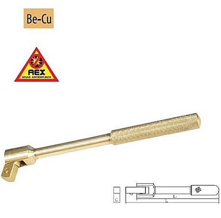 Chei tubulare,Anti EX - Antrenoare articulate cu mâner - AEX,1/2”x320mm