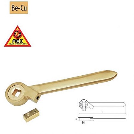 Chei tubulare,Anti EX - Antrenoare cu clichet simplu - AEX,3/4”