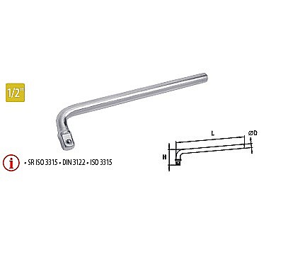 Truse de scule manuale - Antrenor cotit 1/2”