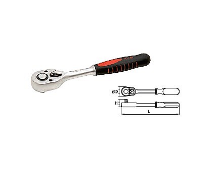 Truse de scule manuale - Antrenor cu clichet reversibil MONTAJ GREU 1/4”