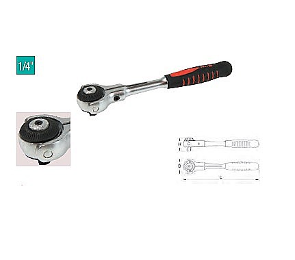 Truse de scule manuale - Antrenor cu clichet reversibil ROTOHEAD 1/4”