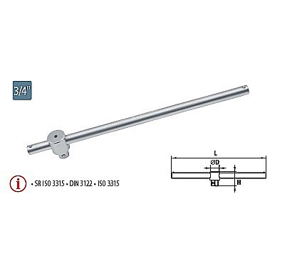 Truse de scule manuale - Antrenor cu pârghie glisantă 3/4”