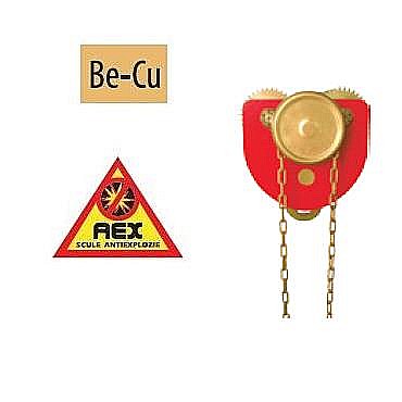 Cric,palan,transpalet AEX - Cărucior pentru palan cu lanţ - AEX, 2 Tone