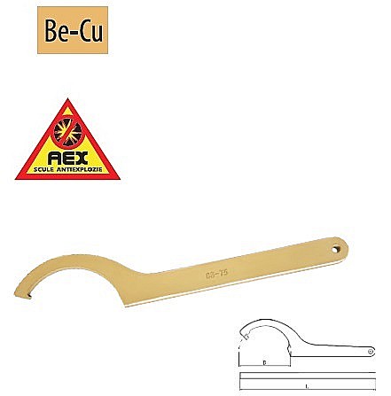 Chei speciale,AEX - Chei cu gheară - AEX, 40-42mm