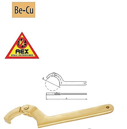 Chei speciale,AEX - Chei cu gheară reglabile - AEX, 50-120mm