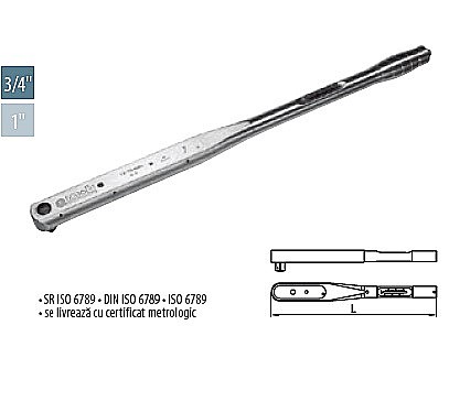 Chei dinamometrice - Chei dinamometrice cu reglaj declanşator 3/4 - 1" 750-2000