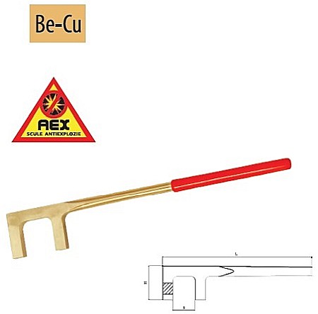 Chei speciale,AEX - Chei pentru valve - AEX, 48mm