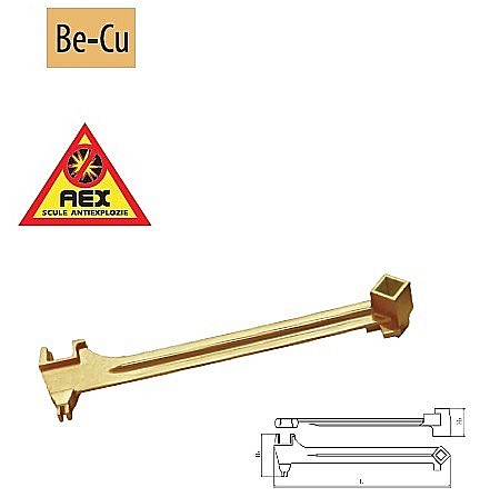 Chei speciale,AEX - Cheie dublă cu deschideri multiple - AEX