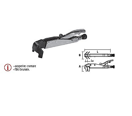 Patenti,clesti - Cleşte menghină axial pentru piese la 90°