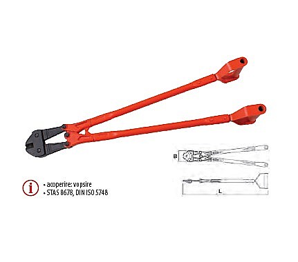 Scule Manuale - Cleşti de forţă pentru tăiat buloane 750