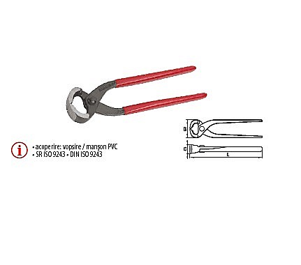 Scule Manuale - Cleşti pentru cuie 250