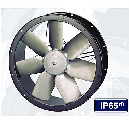 Ventilatoare Soler&Palau - Ventilator compact trifazat cu elice aluminiu TCBT/4-450/H